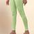 PaleGreen Microfiber elastane stretch soft ankle length leggings with ultrasoft waistband