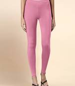 RosePink Microfiber elastane stretch soft ankle length leggings with ultrasoft waistband