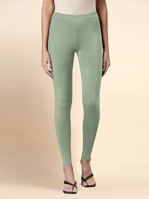 SteelGreen Microfiber elastane stretch soft ankle length leggings with ultrasoft waistband 1