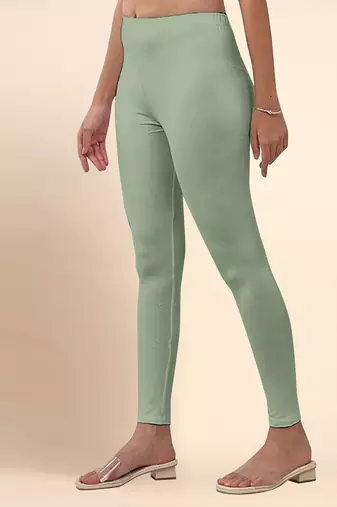 SteelGreen Microfiber elastane stretch soft ankle length leggings with ultrasoft waistband