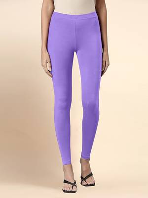 WaveBlue Microfiber elastane stretch soft ankle length leggings with ultrasoft waistband 1