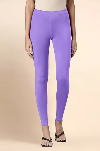 WaveBlue Microfiber elastane stretch soft ankle length leggings with ultrasoft waistband