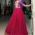 Sparkling Pink Zari Weaving Silk Wedding Wear Gown