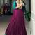 Fantastic Wine Zari Weaving Silk Function Wear Gown