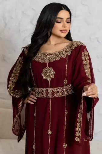 SALE New Moroccan Kaftans Farasha Abaya Dress  Long Gown