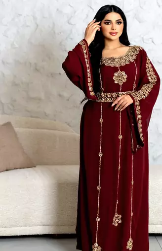SALE New Moroccan Kaftans Farasha Abaya Dress  Long Gown