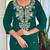 green roman silk straight kurta pant and dupatta set