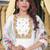 white chanderi embroidered straight kurta pant and dupatta set