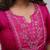 pink cotton embroidered straight kurta pant and dupatta set