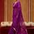 Magenta munga cotton handloom weaving organza weaving pallu  traditional wear saree