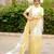 ethereal gleam dual tone gold & silver saree