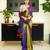 multi-color spectrum stripes handwoven cotton saree