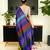 multi-color spectrum stripes handwoven cotton saree