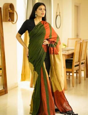 rainbow raga multi-colour saga cotton saree 2