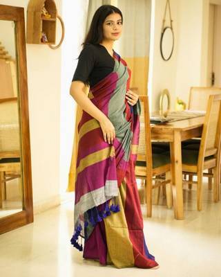 rainbow raga 2.0 multi-colour saga cotton saree (revamped edition) 3