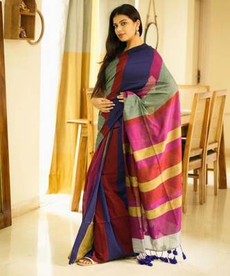 rainbow raga 2.0 multi-colour saga cotton saree (revamped edition) 5
