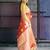 red banarasi saree with zari border