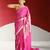 pink banarasi silk saree with zari border
