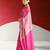 pink banarasi silk saree with zari border