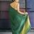 green modal silk blend saree
