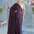 purple modal silk blend saree