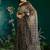 black-gold banarasi silk blend saree
