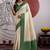 wine & off-white handloom weaving paper silk blend saree