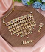 Multi color choker rajputi jewellery rani haar