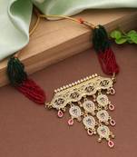 Multi color choker rajputi jewellery rani haar