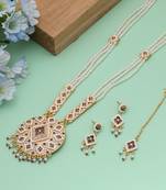 Multi color rajputi jewellery rani haar