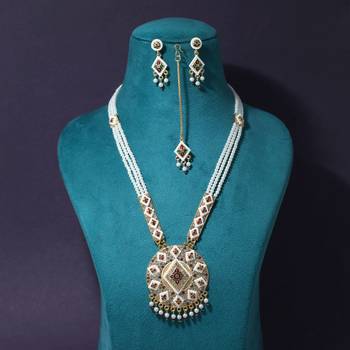 Multi color rajputi jewellery rani haar 2