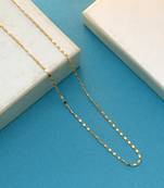 Gold color fashion chain necklace