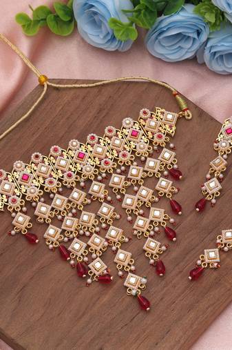 Rani color rajputi jewellery rani haar