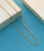 Gold color fashion chain necklace