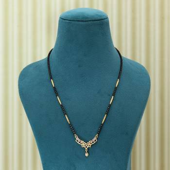 Gold color mangalsutra 2