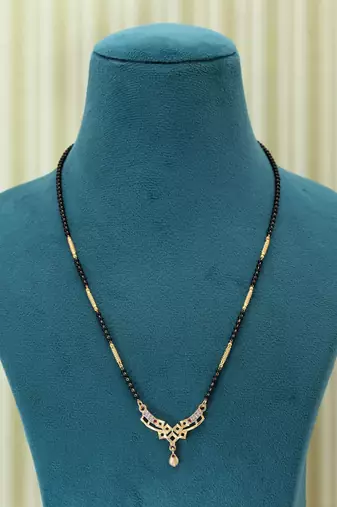 Gold color mangalsutra