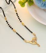 Gold color mangalsutra