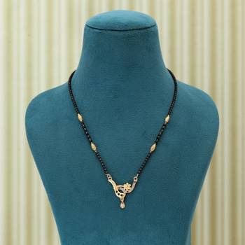 Gold color mangalsutra 2