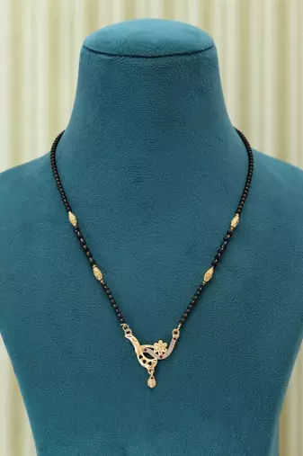 Gold color mangalsutra