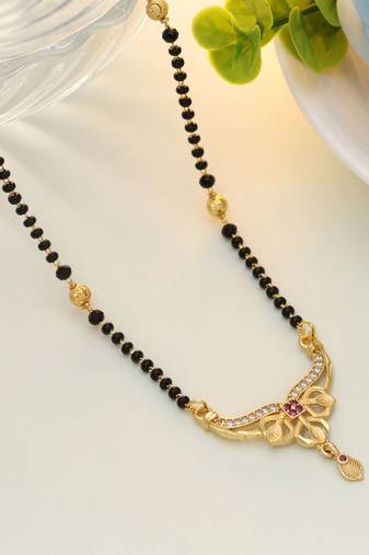 Gold color mangalsutra
