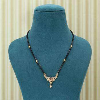 Gold color mangalsutra 2