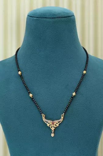 Gold color mangalsutra