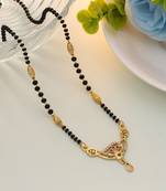Gold color mangalsutra