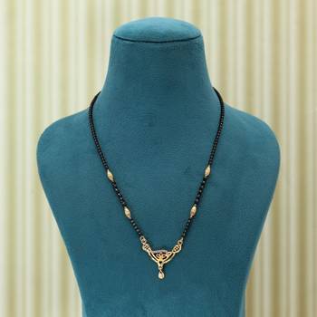 Gold color mangalsutra 2