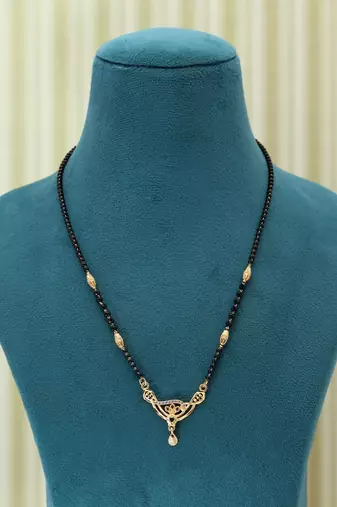 Gold color mangalsutra