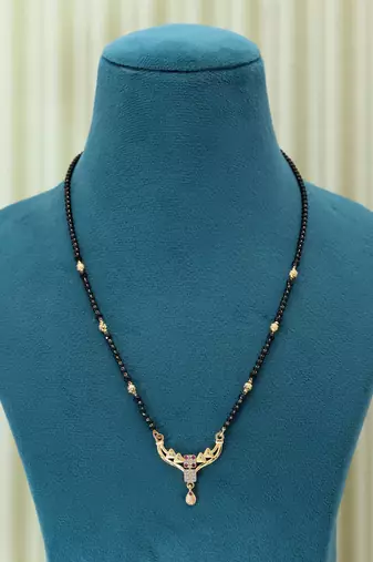 Gold color mangalsutra