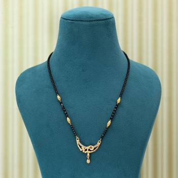 Gold color mangalsutra 2