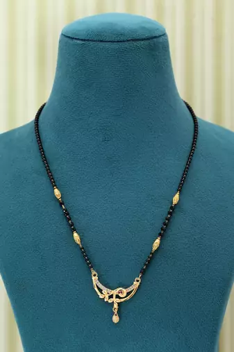 Gold color mangalsutra