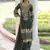 Green faux blooming embroidered kurti pant with dupatta