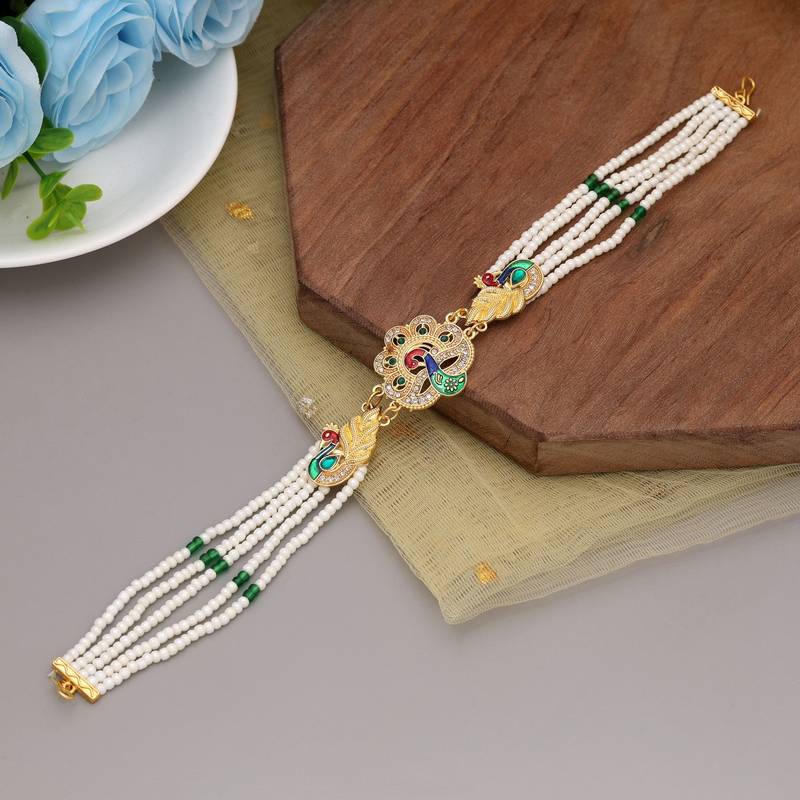 Multi color matha patti